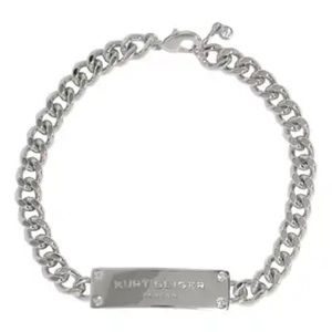 Kurt Geiger Metallic Plaque Bracelet Brass